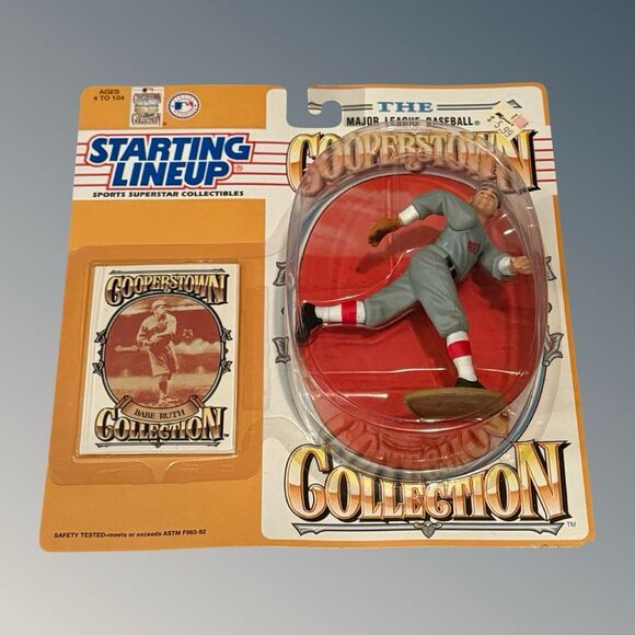 1994 Babe Ruth MLB Cooperstown Collection Starting Lineup Figure Sealed On Card - Picture 1 of 4